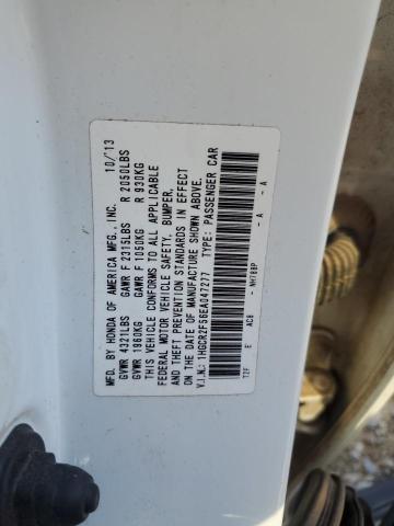 1HGCR2F56EA047277 - 2014 HONDA ACCORD SPORT WHITE photo 13