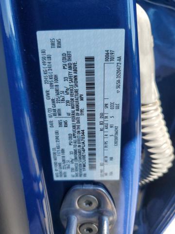 1FMCU0E14PUA70344 - 2023 FORD ESCAPE BLUE photo 13