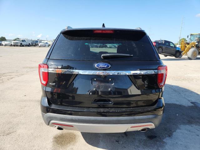 1FM5K7D87HGA01766 - 2017 FORD EXPLORER XLT BLACK photo 6