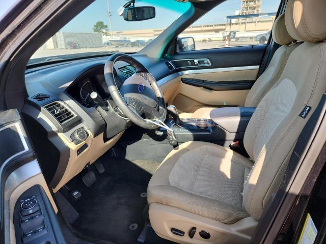 1FM5K7D87HGA01766 - 2017 FORD EXPLORER XLT BLACK photo 7