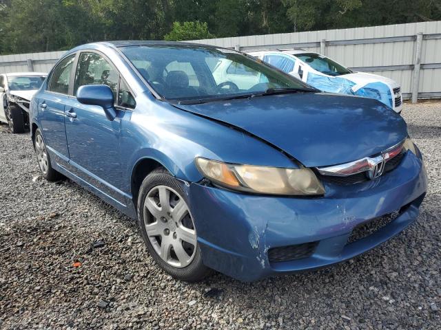 19XFA1F55BE024420 - 2011 HONDA CIVIC LX ლურჯი ფოტო 4