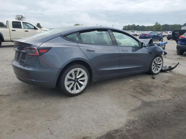 5YJ3E1EB9NF288964 - 2022 TESLA MODEL 3 ლურჯი ფოტო 3