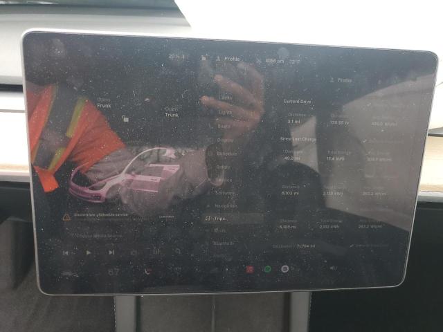 5YJ3E1EB9NF288964 - 2022 TESLA MODEL 3 ლურჯი ფოტო 9