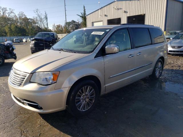 2C4RC1CG6DR751404 - 2013 CHRYSLER TOWN & COU TOURING L SILVER photo 1