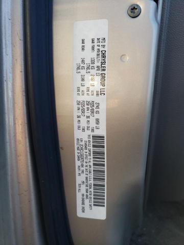 2C4RC1CG6DR751404 - 2013 CHRYSLER TOWN & COU TOURING L SILVER photo 12