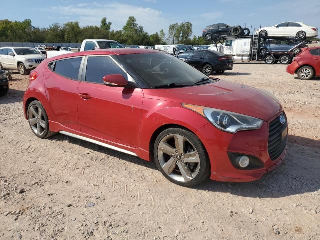 KMHTC6AE9DU138695 - 2013 HYUNDAI VELOSTER TURBO 红色 照片 4