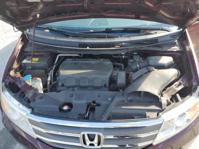 5FNRL5H47DB057404 - 2013 HONDA ODYSSEY EX MAROON photo 12