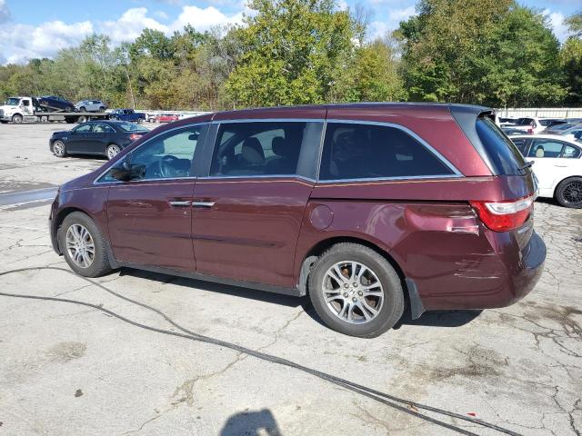 5FNRL5H47DB057404 - 2013 HONDA ODYSSEY EX MAROON photo 2