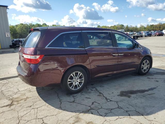 5FNRL5H47DB057404 - 2013 HONDA ODYSSEY EX MAROON photo 3