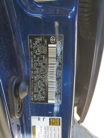 JTDKN3DU9A0014358 - 2010 TOYOTA PRIUS Mavi foto 13