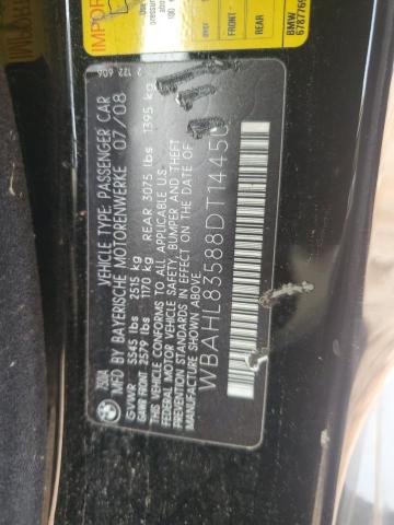 WBAHL83588DT14450 - 2008 BMW ALPINA B7 I Siyah fotoğraf 12
