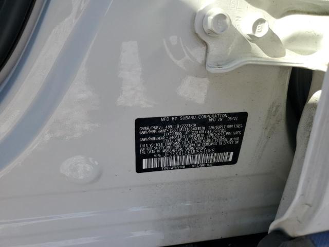 JF2SKAFC6MH551066 - 2021 SUBARU FORESTER PREMIUM თეთრი ფოტო 13