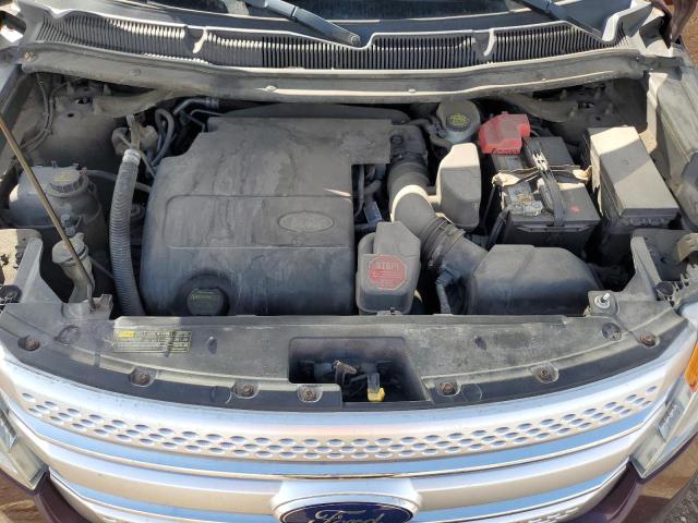 1FMHK8D89BGA17641 - 2011 FORD EXPLORER XLT Бордовый фото 12