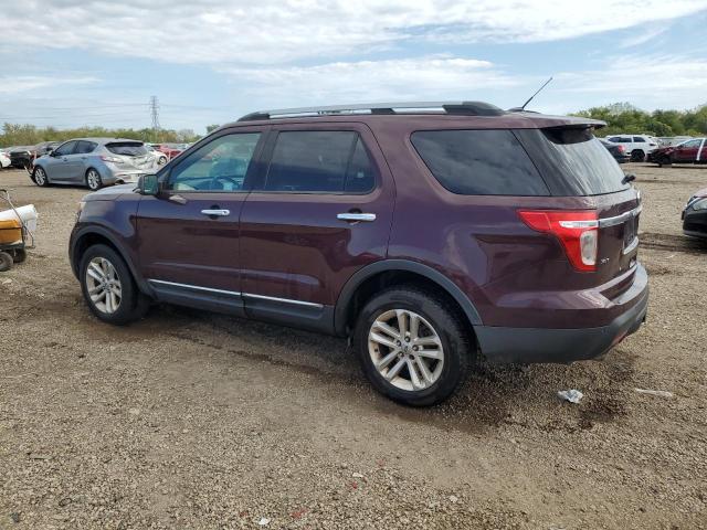 1FMHK8D89BGA17641 - 2011 FORD EXPLORER XLT Бордовый фото 2