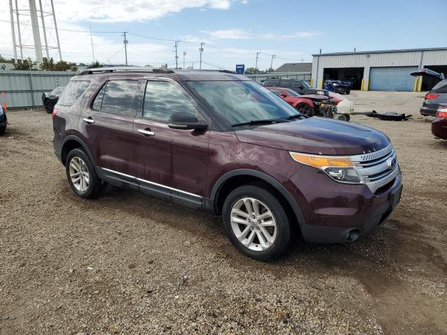 1FMHK8D89BGA17641 - 2011 FORD EXPLORER XLT Бордовый фото 4