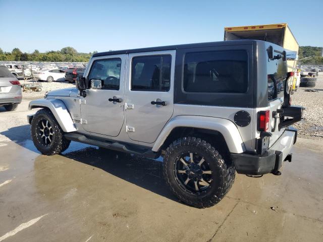 1C4BJWEG6CL228277 - 2012 JEEP WRANGLER U SAHARA SILVER photo 2