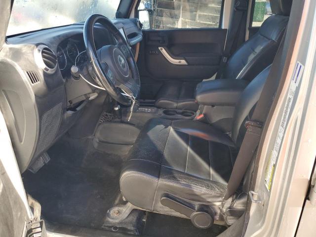 1C4BJWEG6CL228277 - 2012 JEEP WRANGLER U SAHARA SILVER photo 7