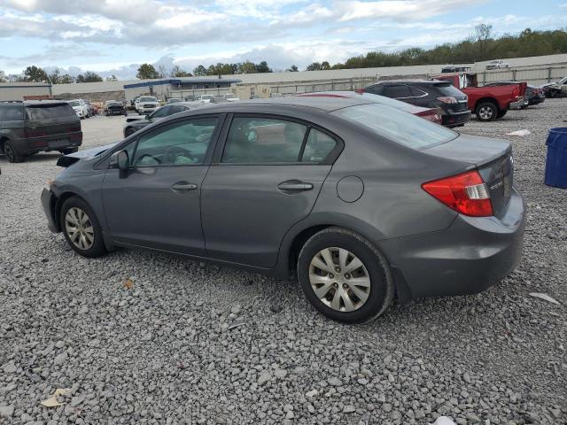 2HGFB2F57CH578469 - 2012 HONDA CIVIC LX 灰色 照片 2