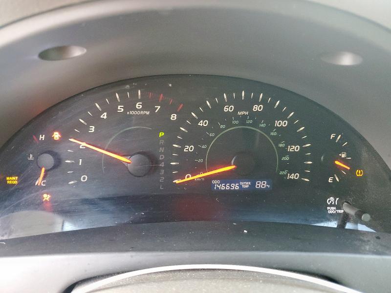 4T4BE46KX8R040716 - 2008 TOYOTA CAMRY CE BLACK photo 9