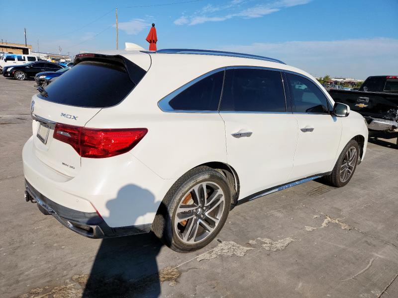 5FRYD4H98HB033440 - 2017 ACURA MDX ADVANCE WHITE photo 3