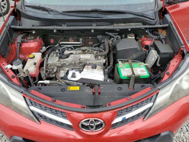 2T3RFREVXEW174708 - 2014 TOYOTA RAV4 XLE RED photo 12