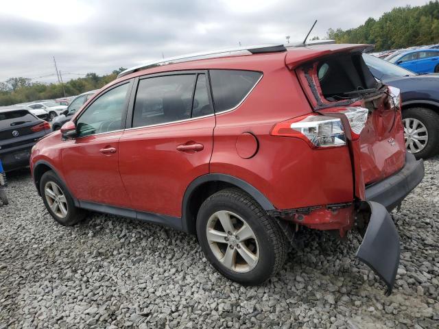2T3RFREVXEW174708 - 2014 TOYOTA RAV4 XLE RED photo 2
