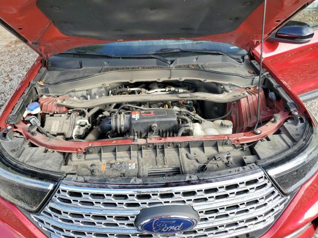 1FMSK7FH3MGA55852 - 2021 FORD EXPLORER LIMITED 红色 照片 12