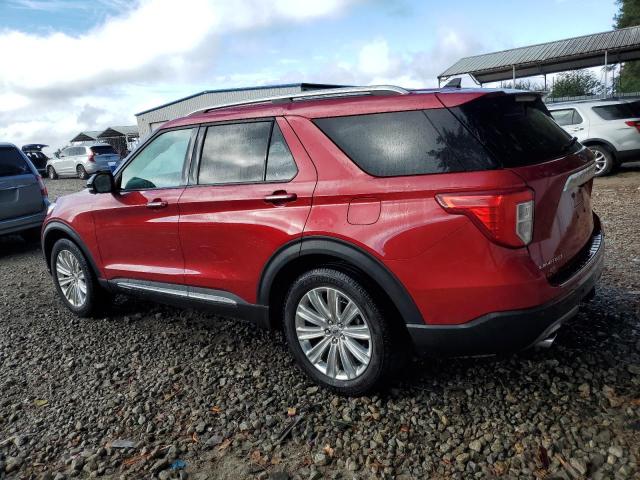 1FMSK7FH3MGA55852 - 2021 FORD EXPLORER LIMITED 红色 照片 2