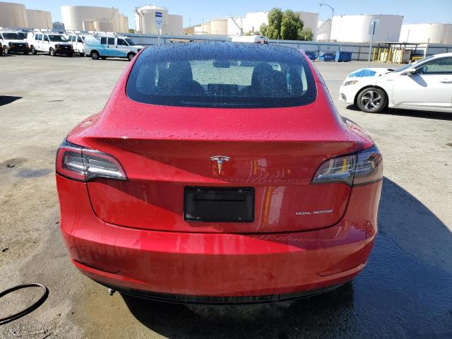 5YJ3E1EB0NF287749 - 2022 TESLA MODEL 3 Bordeaux photo 6