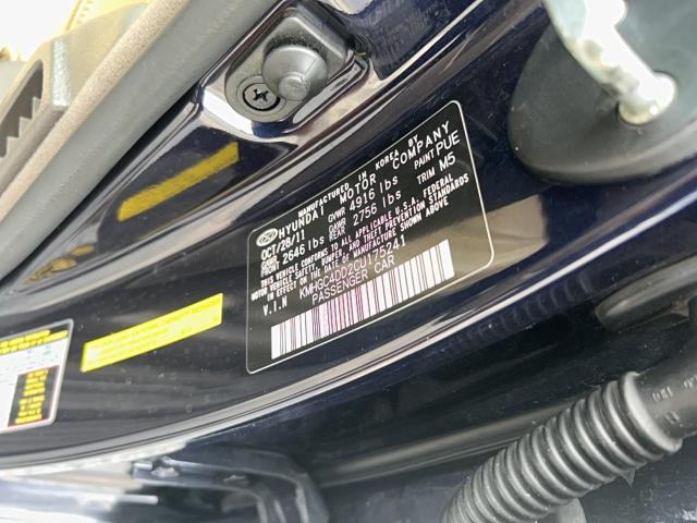 KMHGC4DD2CU175241 - 2012 HYUNDAI GENESIS 3.8L Mavi foto 10