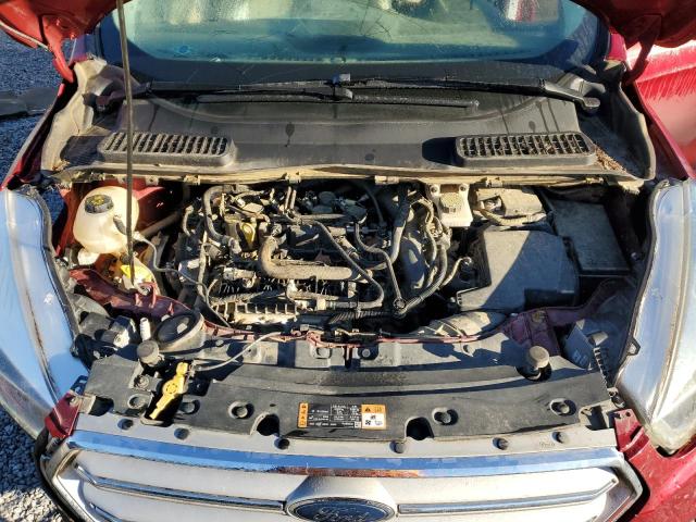 1FMCU0HD1KUA74950 - 2019 FORD ESCAPE SEL წითელი ფოტო 12