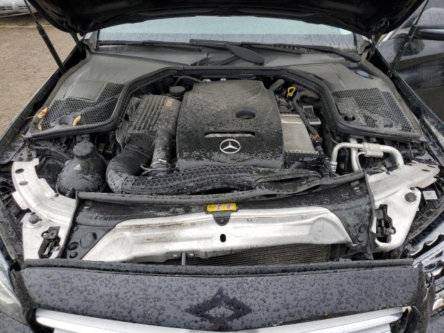 55SWF4KB3GU169048 - 2016 MERCEDES-BENZ C 300 4MATIC BLACK photo 11