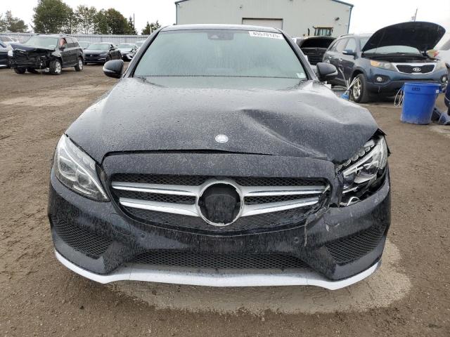 55SWF4KB3GU169048 - 2016 MERCEDES-BENZ C 300 4MATIC BLACK photo 5