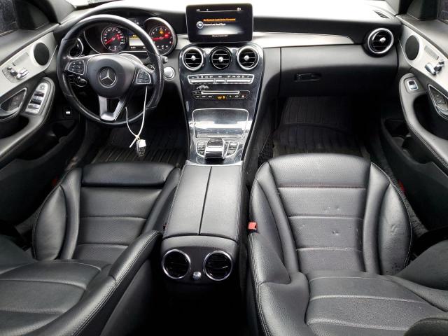 55SWF4KB3GU169048 - 2016 MERCEDES-BENZ C 300 4MATIC BLACK photo 8