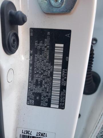 5TBBT54147S457541 - 2007 TOYOTA TUNDRA DOUBLE CAB SR5 WHITE photo 12