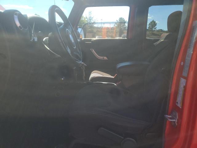 1C4BJWEGXFL544253 - 2015 JEEP WRANGLER U SAHARA RED photo 7