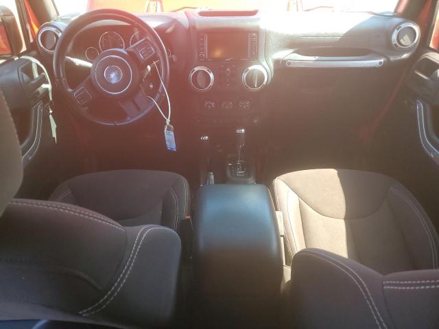 1C4BJWEGXFL544253 - 2015 JEEP WRANGLER U SAHARA RED photo 8