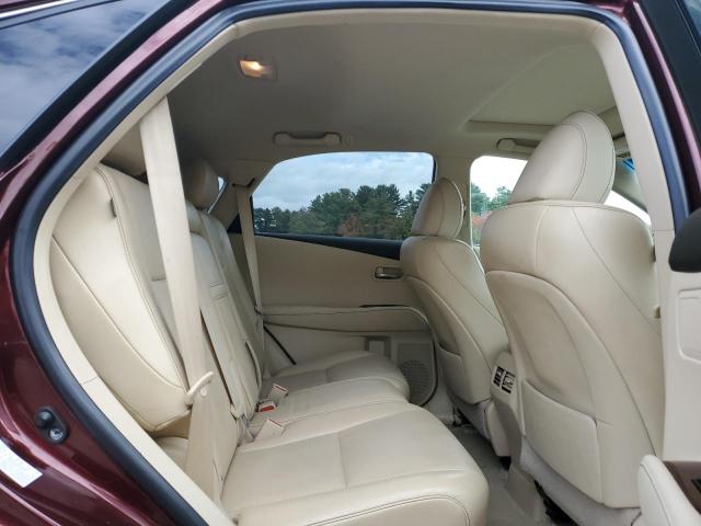 2T2BK1BA6FC334784 - 2015 LEXUS RX 350 BASE BURGUNDY photo 11