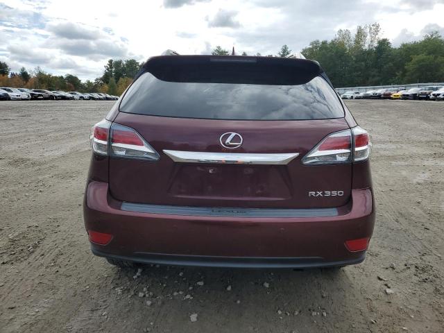 2T2BK1BA6FC334784 - 2015 LEXUS RX 350 BASE BURGUNDY photo 6