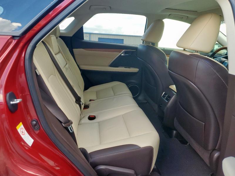 2T2ZZMCA1KC132987 - 2019 LEXUS RX 350 BASE BURGUNDY photo 10