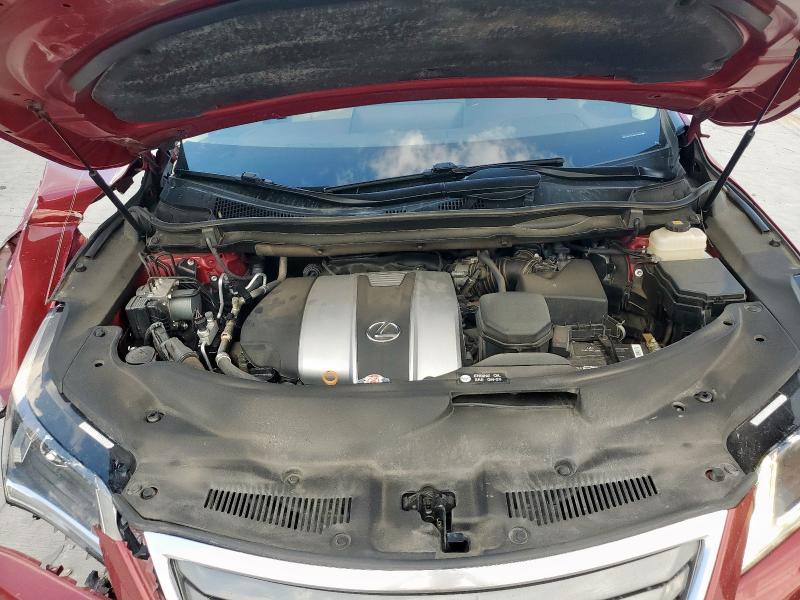 2T2ZZMCA1KC132987 - 2019 LEXUS RX 350 BASE BURGUNDY photo 11