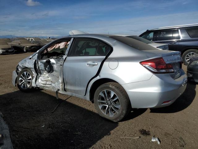 19XFB2F82EE017555 - 2014 HONDA CIVIC EX SILVER photo 2
