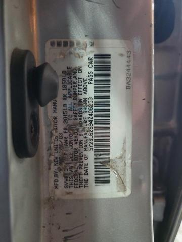 5Y2SL62894Z406253 - 2004 PONTIAC VIBE SILVER photo 12
