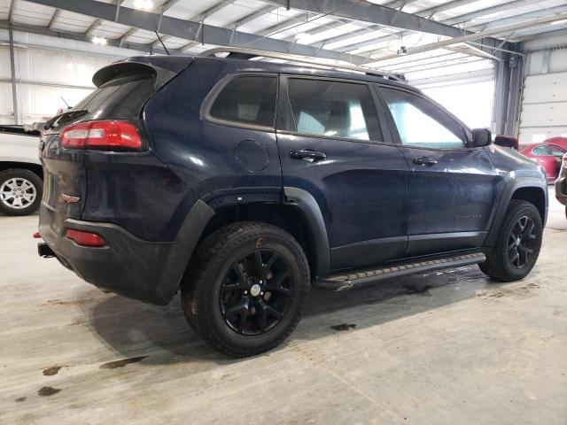 1C4PJMBS9EW246583 - 2014 JEEP CHEROKEE TRAILHAWK BLUE photo 3