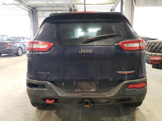 1C4PJMBS9EW246583 - 2014 JEEP CHEROKEE TRAILHAWK BLUE photo 6