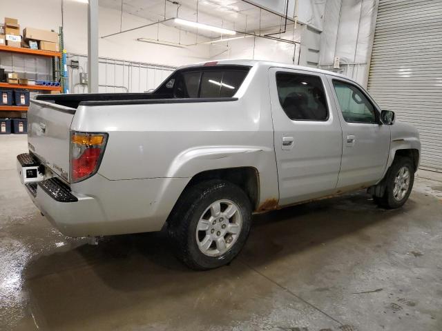 2HJYK16516H536378 - 2006 HONDA RIDGELINE RTL ვერცხლისფერი ფოტო 3