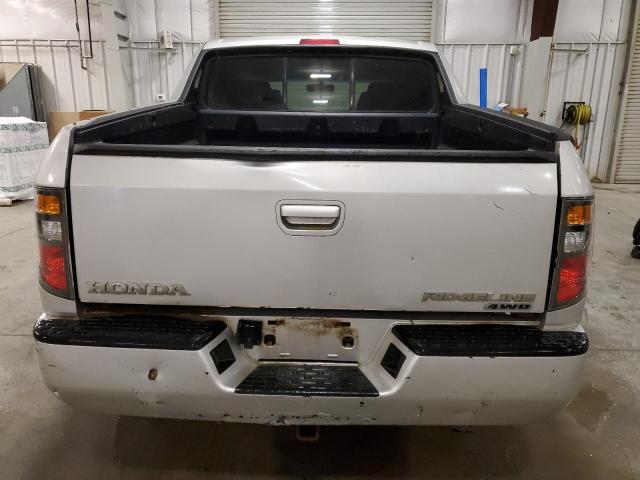 2HJYK16516H536378 - 2006 HONDA RIDGELINE RTL ვერცხლისფერი ფოტო 6