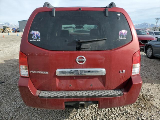 5N1AR18W77C635889 - 2007 NISSAN PATHFINDER LE წითელი ფოტო 6