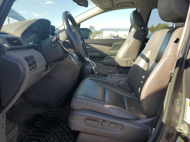 5FNRL5H68EB040453 - 2014 HONDA ODYSSEY EXL GRAY photo 7