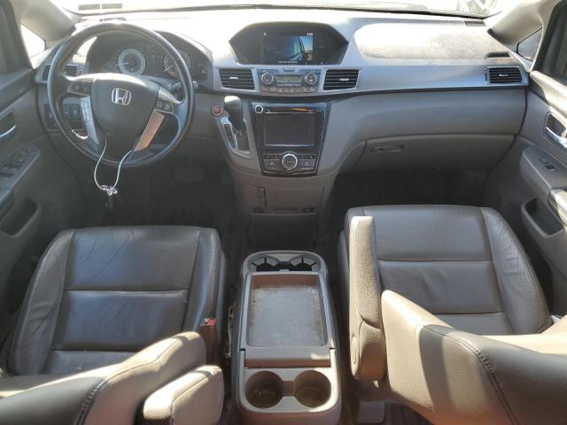 5FNRL5H68EB040453 - 2014 HONDA ODYSSEY EXL GRAY photo 8